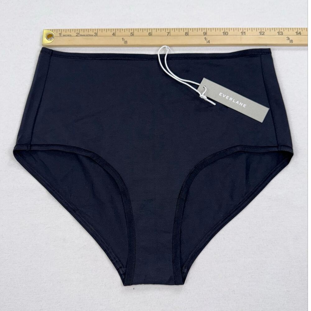 Everlane High Rise Hipster Panty Underwear Women's Medium Black - Picture 5 of 7